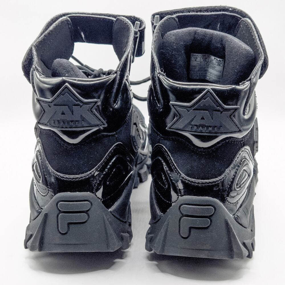 Fila Yak Boots High Top Sneakers Black Size 9 Gorpcore Techwear - Picture 5 of 7
